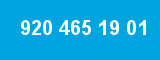 920 465 19 01